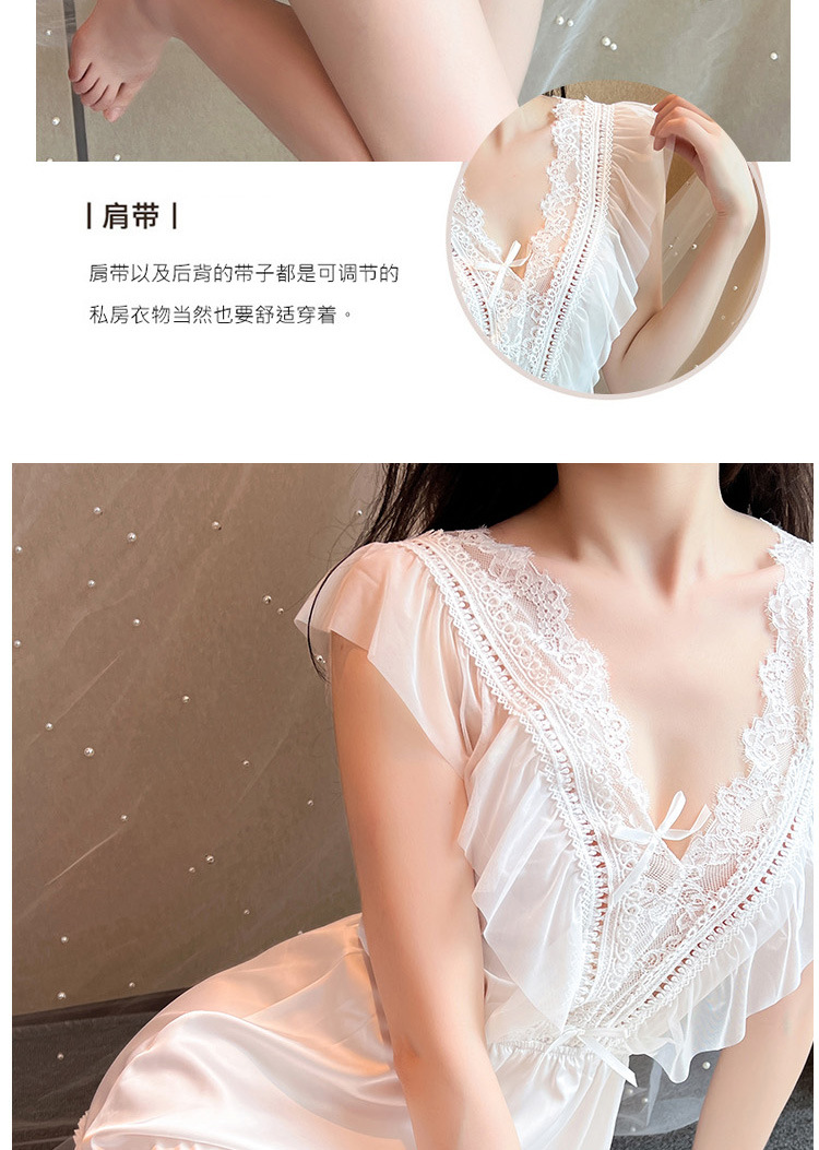 시스루 레이스 슬립 원피스