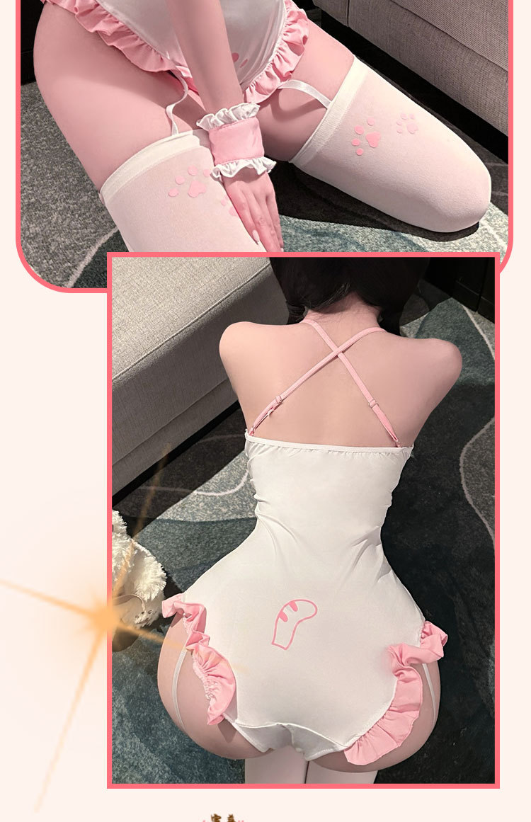 캣 메이드 룩 (가슴패드 포함)